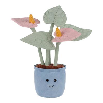 Apricot lamb粉掌盆栽玩偶可爱植物毛绒玩具娃娃公仔生日礼物女生