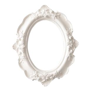 首饰展示架 白色石膏相框托盘耳环戒指珠宝陈列拍摄直播道具摆件