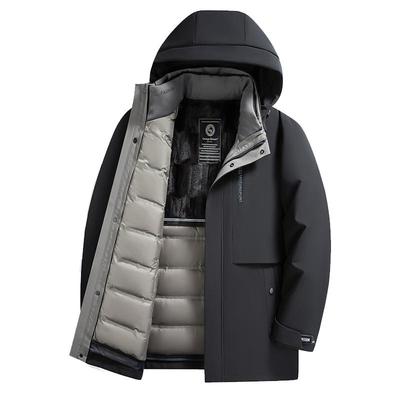 罗蒙90白鹅绒冬季男士羽绒服外套