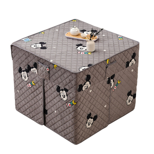 加绒烤火罩子家用电炉罩烤火被正方形桌罩冬季桌取暖布套烤火炉罩