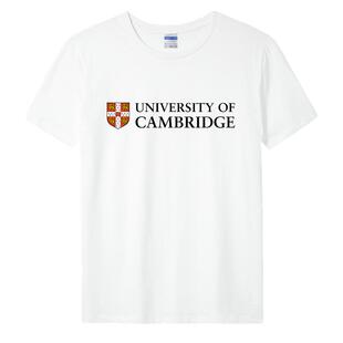 University Cambridge剑桥大学T恤男女短袖校服纪念品学生文化衫