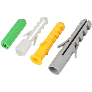 塑料膨胀管小黄鱼膨胀螺丝胶塞塑胶管尼龙胀塞锚栓大全M5M6M8-M14