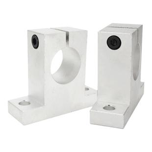 直线光轴固定夹导杆轴支座 立式铝合金轴承座SK6.7.9.11.13.15SHF