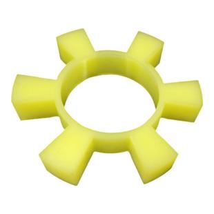 聚氨酯六角弹性圈联轴器缓冲垫T型梅花六角水泵对轮垫橡胶弹性块