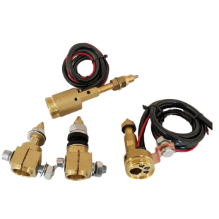 二保焊送丝机350A500A松下托架焊枪座欧式宾彩尔焊枪座法兰导丝嘴