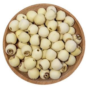 湘潭白莲子去芯磨皮干货精选特大颗500g新货红莲带芯一级煲汤百合