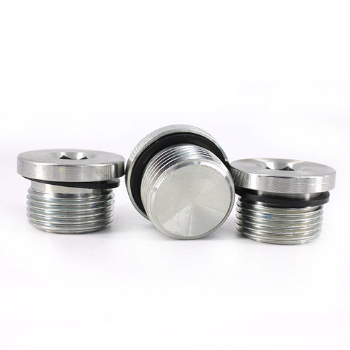 ED镀锌内六角堵头管堵油塞螺堵螺塞丝堵闷头G1/8G1/4G3/8G3/4M8