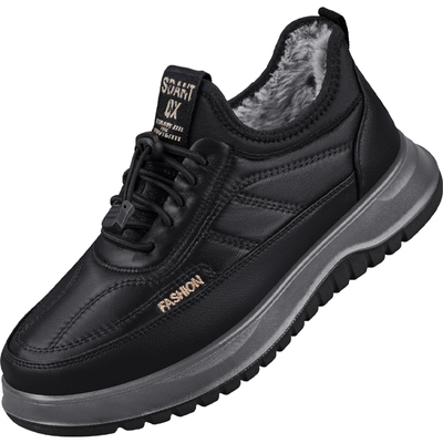 商务防滑中年爸爸棉鞋防寒