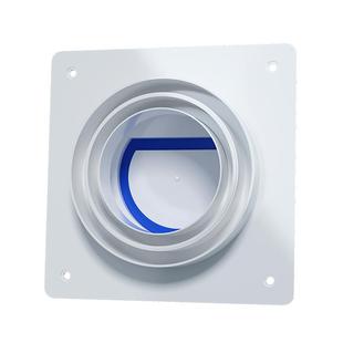 得力止逆阀卫生间通用浴霸排气管专用厕所排风口换气扇防味止回阀