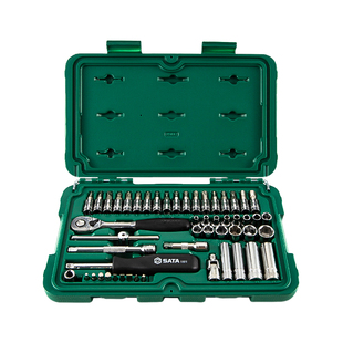 SATA世达棘轮扳手套筒组合套装小飞/中飞/大飞汽修车工具专用全套