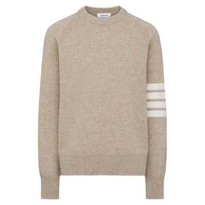 [6期免息]THOM BROWNE男士经典四条纹饰羊毛套头衫