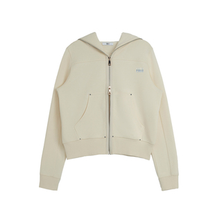 EDGII 2024AW新品拉连帽卫衣巴恩风时髦复古修身连帽衫简约外套