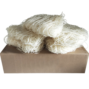 浙江特产食品衢州双桥粉干 卷米线干炒米粉丝劲道5斤装散装包邮