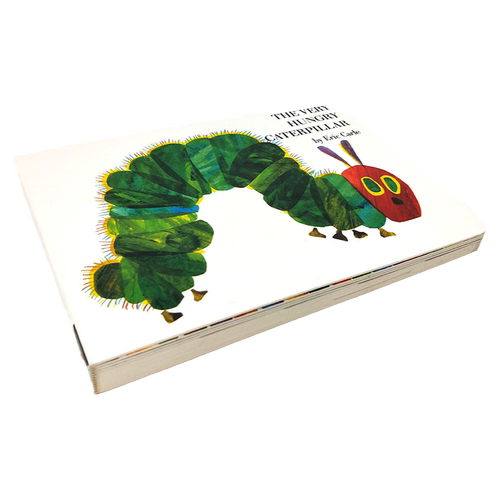 好饿的饥饿的毛毛虫 绘本洞洞书 0-3岁英文原版绘本The Very Hungry Caterpillar 纸板书eric carle艾瑞卡尔 幼儿启蒙英语绘本阅读