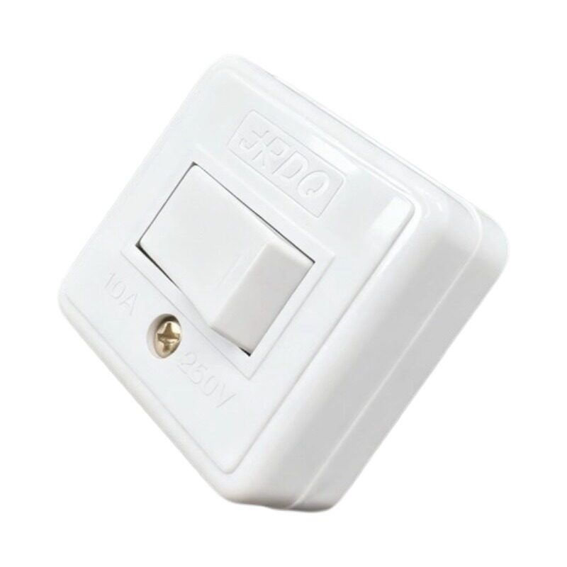 方形简易单控开关可固定电灯开关