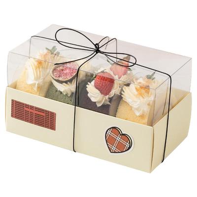 蛋糕卷包装盒毛巾卷透明盒包装盒