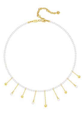 明星同款FLV繁星露珠项链时尚