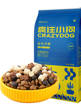 疯狂小狗牛肉益生元狗粮养护肠胃