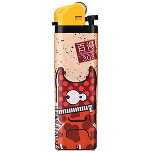 百得科技BAIDE砂轮静音滑轮防爆明火火石气体打火机个性创意包邮