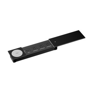 岛台桌面嵌入式插座台面滑盖无线插排usb插头多口插线板电源带线