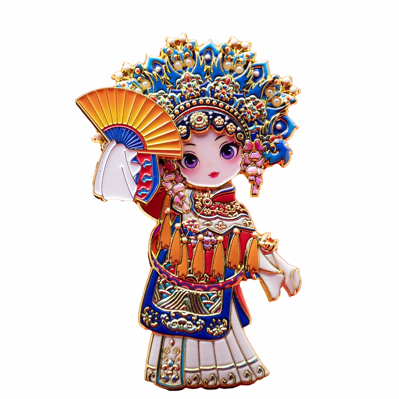 北京文创冰箱贴京剧人物磁吸贵妃装饰磁贴中国风特色小礼物送朋友