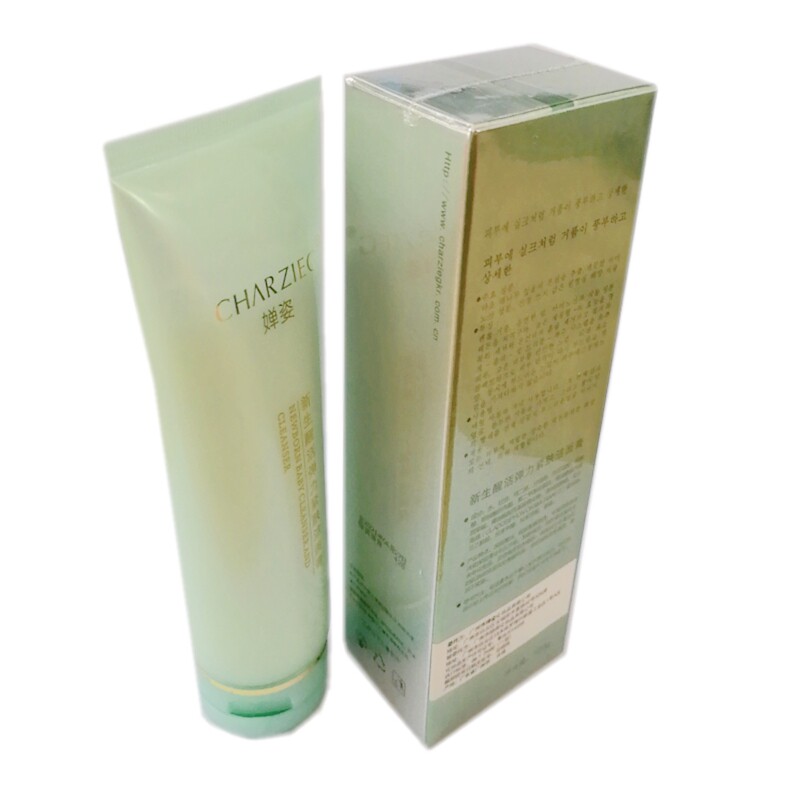 婵姿新生醒活弹力紧肤 丝柔清爽洁面膏 丰富泡沬洗面奶正品化妆品