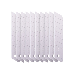 得力刀片美工刀壁纸刀18mm快递刀工业用小刀替换刻刀专用刀笔手工刀具墙纸刀钛合金裁纸刀美工刀片不锈钢A1