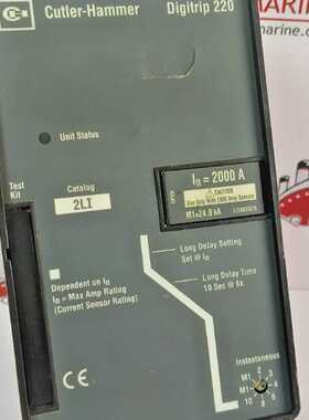 CUTLER-HAMMER DIGITRIP 220 CIRCUIT BREAKER 7802C62G01 2000A