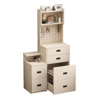 实木梳妆台床头柜一体小户型