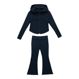 图图小象童装女童瑜伽服套装2026春夏款儿童修身喇叭裤运动两件套