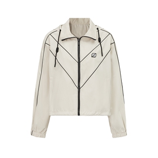 FF仿佛短外套薄款2025秋新款复古运动防水休闲抽绳百搭轻薄外套