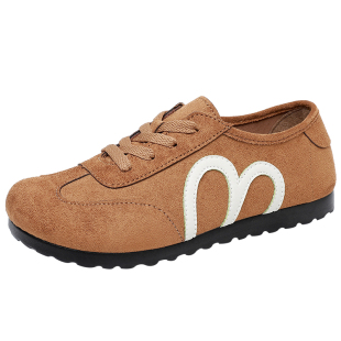 老北京布鞋女单鞋2026新款平底厚底板鞋运动德训鞋软底懒人一脚蹬