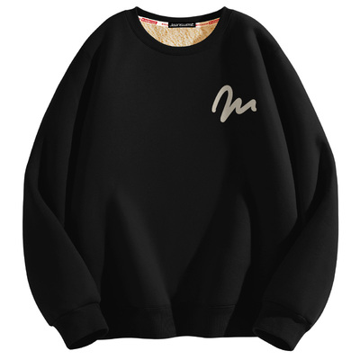 真维斯青少年加绒加厚卫衣秋冬款