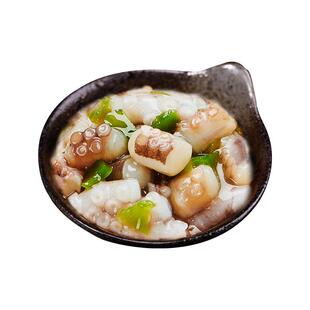 芥末章鱼即食海鲜水产海螺片八爪鱼日料半成品下酒菜鱿鱼须章鱼足