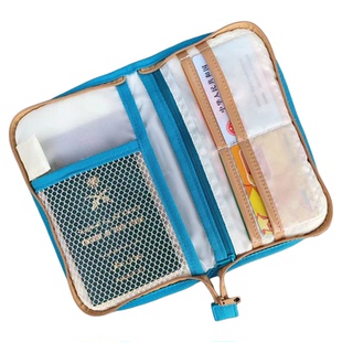 日系passport姆明可爱旅行护照夹保护套钱包一体登机牌证件收纳包