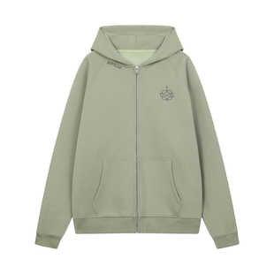 BIPOLAR重磅刺绣连帽拉链开衫卫衣休闲美式宽松上衣外套情侣款潮