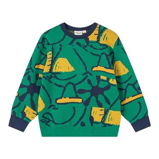 加比瑞男童针织毛衣春秋款针织衫薄款儿童男孩线衫春装毛线衣春款