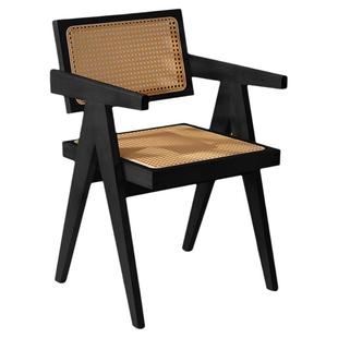 昌迪加尔椅轻奢风实木化妆凳现代简约卧室凳子家用ins风椅子