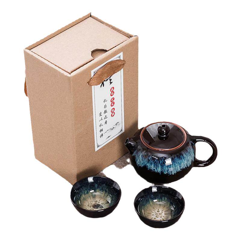 创意功夫茶具套装礼盒开业活动促销商务伴手礼茶杯套装国潮风礼品