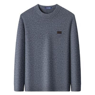 梦特娇男士针织衫毛衣冬季圆领