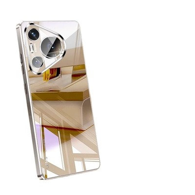 适用华为pura70手机壳玻璃商务