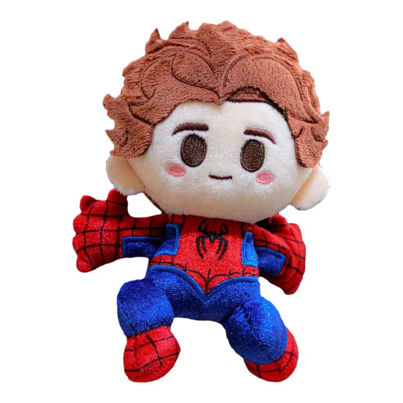 现货正版HotToys漫威蜘蛛侠4崭新之日COSBI毛绒盲盒玩偶可爱挂件