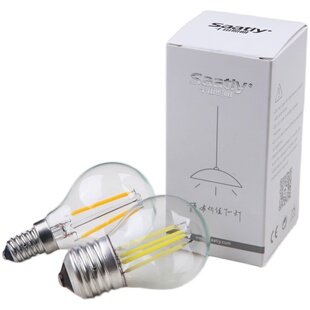 十田爱迪生led蜡烛拉尾节能灯球泡 复古钨丝灯e14e27螺口吊灯专用