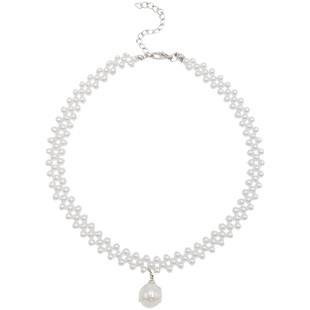 韩国ins小众甜美珍珠项链锁骨链气质简约仙气网红choker颈脖链夏