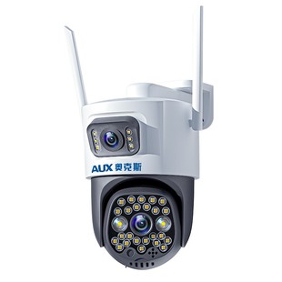 奥克斯4g摄像头室外360度全景无死角家用监控器手机远程无需网络