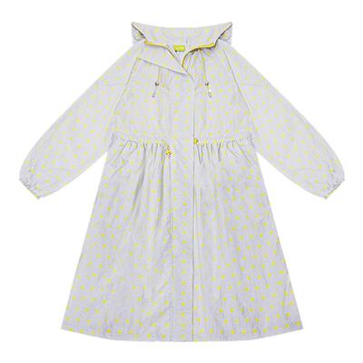 icree轻薄透气波点长款防晒服