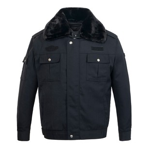 保安服冬装棉袄加厚保安棉服执勤服防寒工作服套装男保安制服棉衣