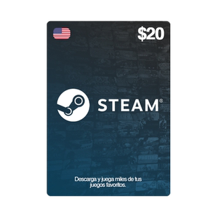 Steam Wallet Gift Card $20 USD Code美国STEAM钱包充值卡20美元