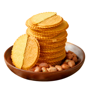 口口浓香!冬己花生酱夹心薄脆饼干独立包装网红解馋零食休闲小吃