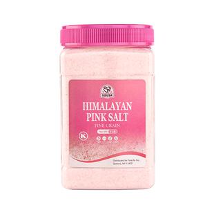 52USA喜马拉雅粉盐进口大罐玫瑰细盐2270g无添加岩盐矿盐家用盐